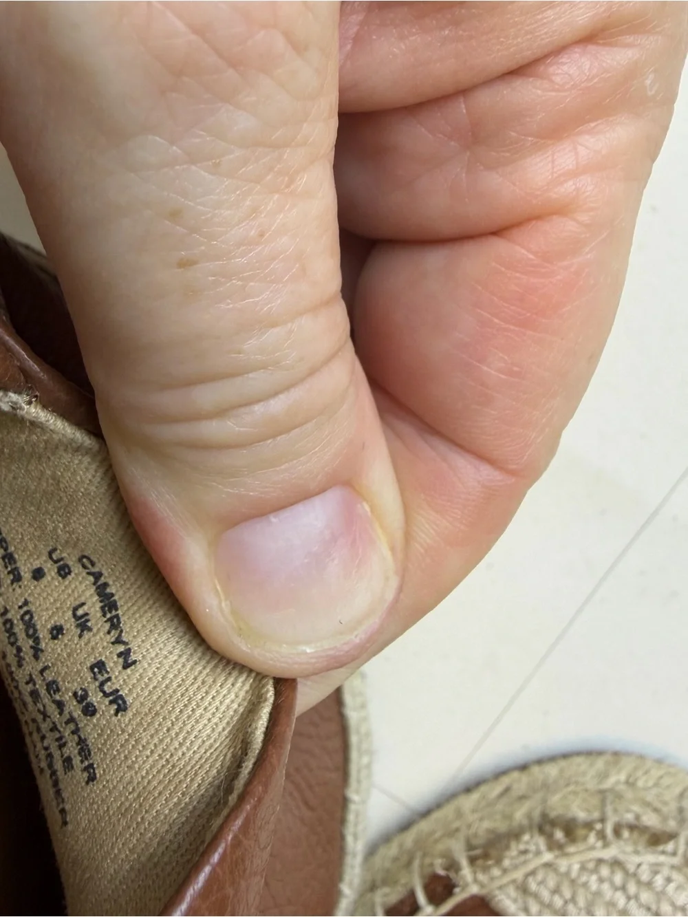 New Lauren Ralph Lauren Brown Pebbled Leather Espadrille Flats size 8